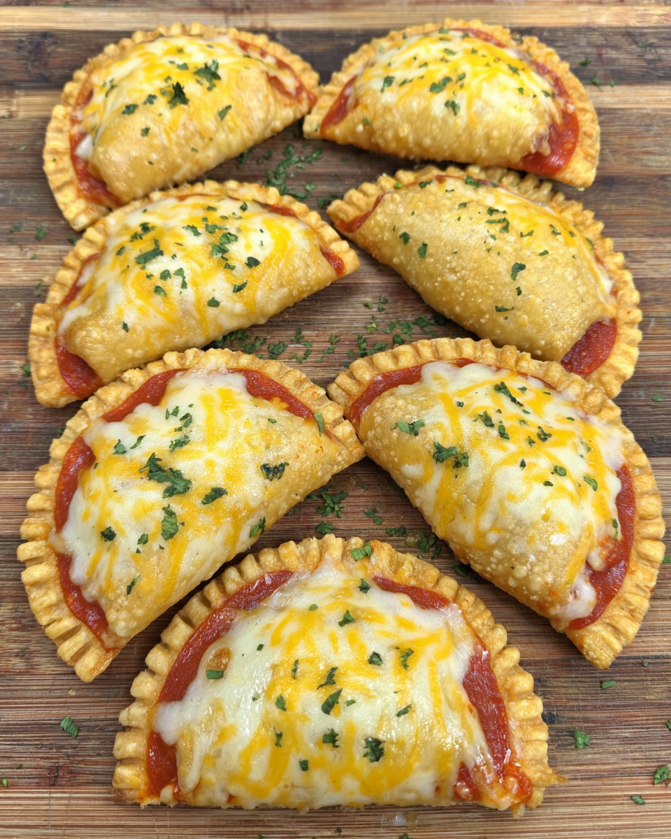 Crispy Tortilla Pizza Pockets in 15 Minutes