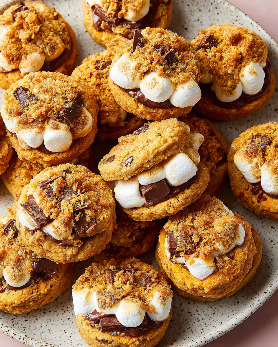 Decadent Pumpkin S’mores Cookies to Delight Any Palate