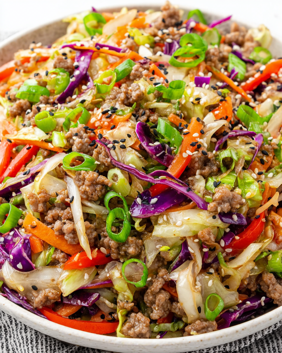 Quick and Flavorful Egg Roll in a Bowl Recipe