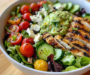 Vibrant Hot Girl Summer Salad with Avocado Dressing